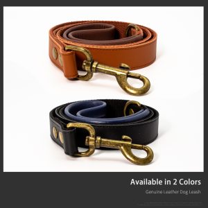 Dog Leash -Genuine Leather - 120cm